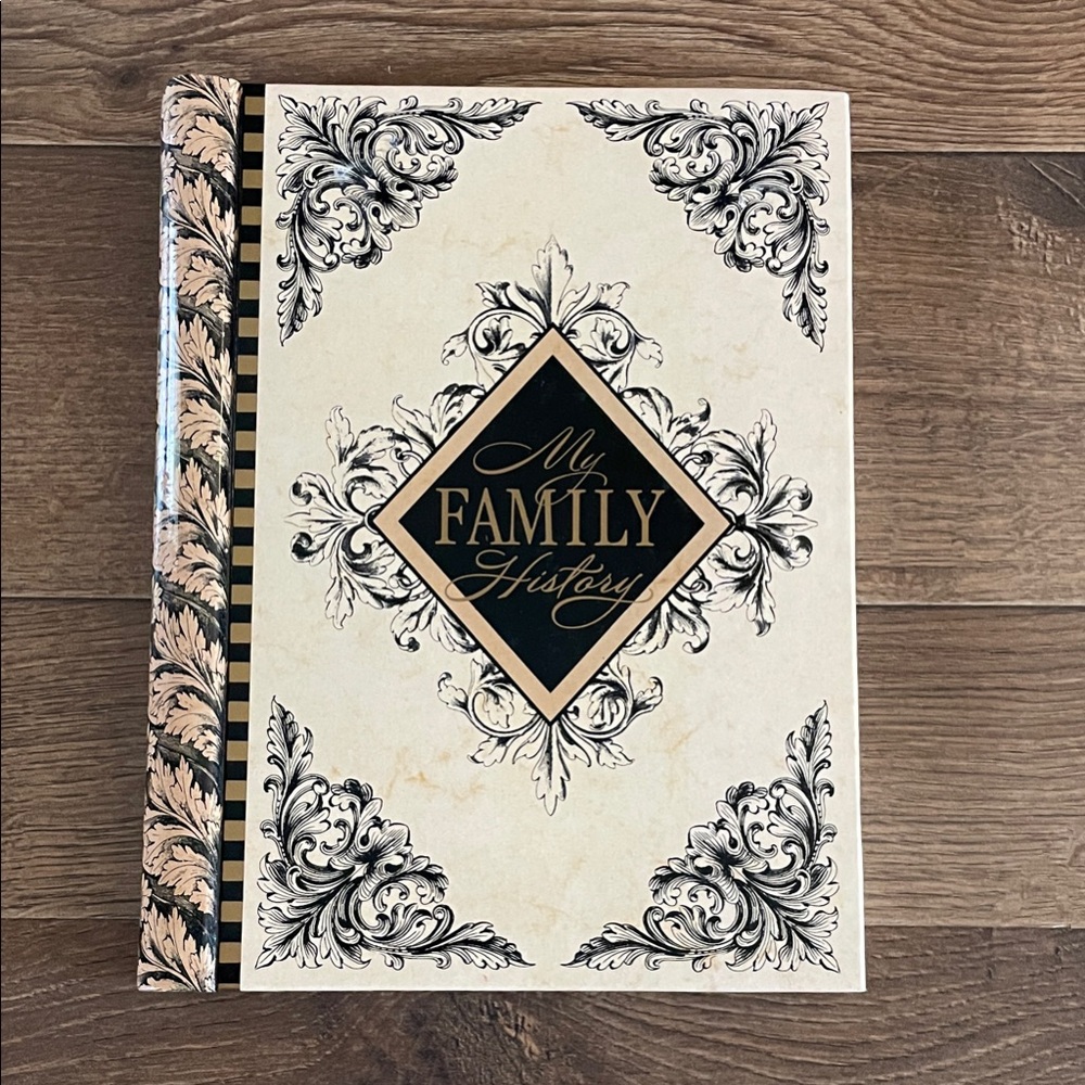 Hallmark Family History Book - Black and Cream
